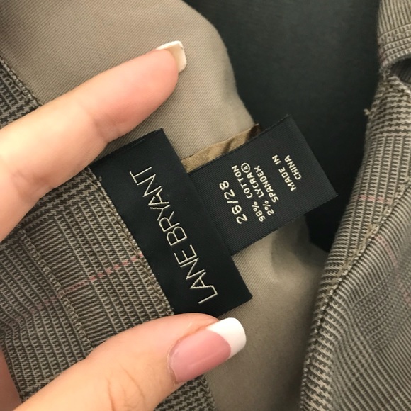 Lane Bryant plaid blazer jacket - Picture 6 of 7